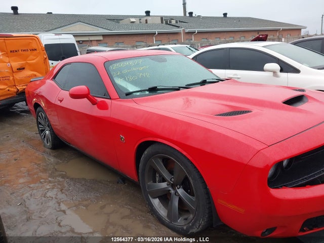Aukcja sprzedaży 2022 Dodge Challenger R/t Scat Pack, vin: 2C3CDZFJ3NH180748, numer aukcji: 12564377