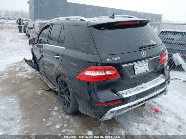 Aukcja sprzedaży 2012 Mercedes-benz Ml 350 Bluetec 4matic, vin: 4JGDA2EB0CA029593, numer aukcji: 12564420