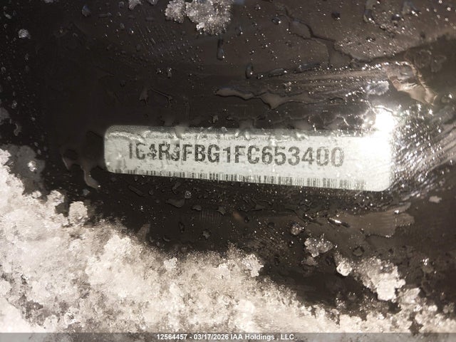 2015 Jeep Grand Cherokee Limited მანქანა იყიდება აუქციონზე, vin: 1C4RJFBG1FC653400, აუქციონის ნომერი: 12564457