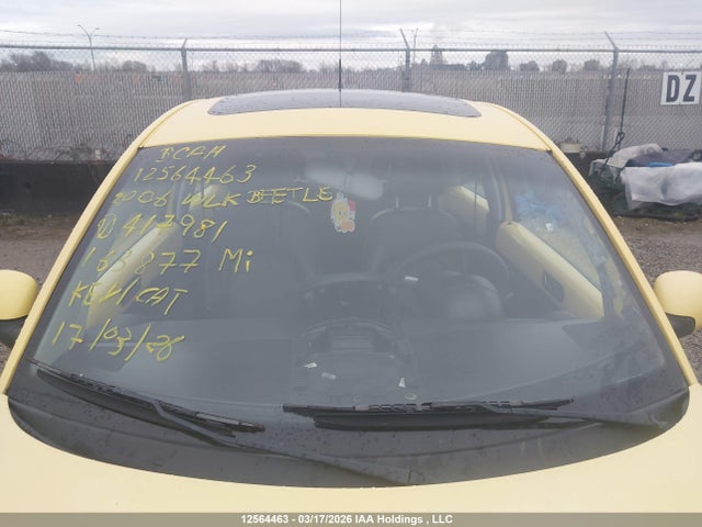 12564463 :رقم المزاد ، 3VWRW31C46M417981 vin ، 2006 Volkswagen New Beetle 2.5l Option Package 1 مزاد بيع