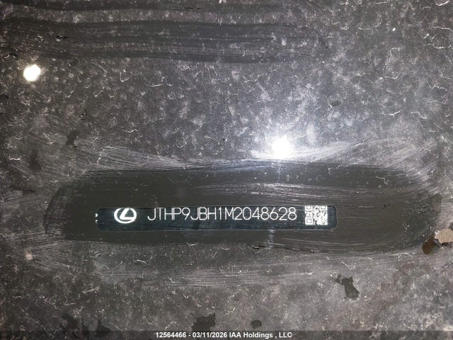 JTHP9JBH1M2048628 Lexus UX 250H