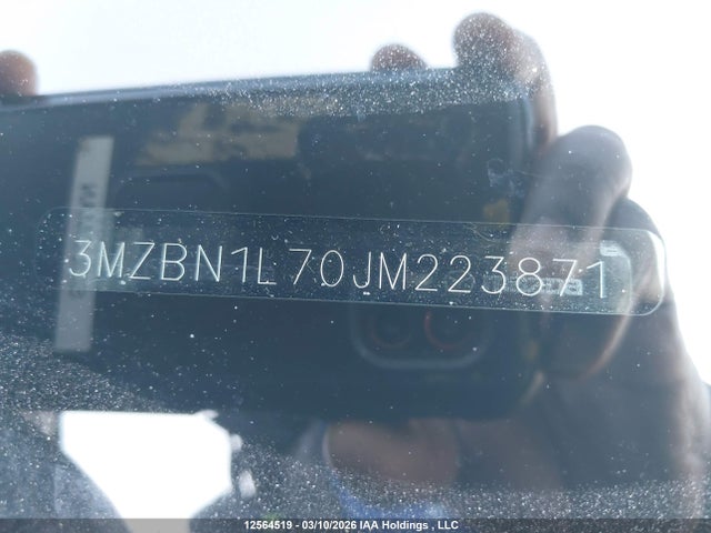 2018 Mazda Mazda3 მანქანა იყიდება აუქციონზე, vin: 3MZBN1L70JM223871, აუქციონის ნომერი: 12564519