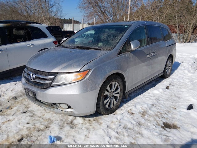 12543143 :رقم المزاد ، 5FNRL5H61EB099487 vin ، 2014 Honda Odyssey Ex-l مزاد بيع