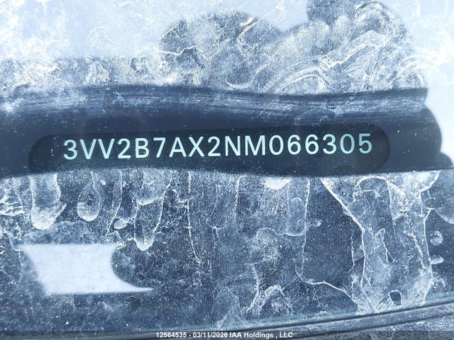 3VV2B7AX2NM066305 Volkswagen TIGUAN SE