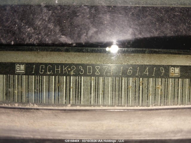 Продаж на аукціоні авто 2007 Chevrolet Silverado 2500hd Classic Lt3, vin: 1GCHK23D87F161419, номер лоту: 12515840