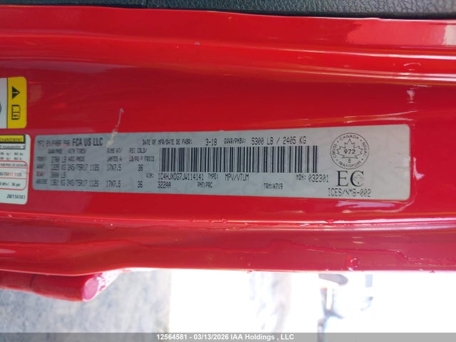 1C4HJXDG7JW114141 Jeep Wrangler Unlimited Sport