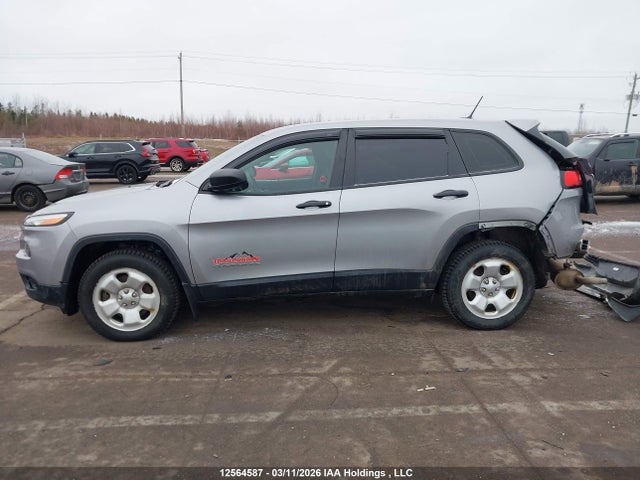 2016 Jeep Cherokee Sport მანქანა იყიდება აუქციონზე, vin: 1C4PJMAS0GW144495, აუქციონის ნომერი: 12564587