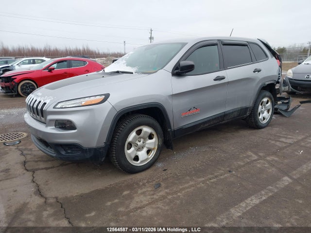 2016 Jeep Cherokee Sport მანქანა იყიდება აუქციონზე, vin: 1C4PJMAS0GW144495, აუქციონის ნომერი: 12564587