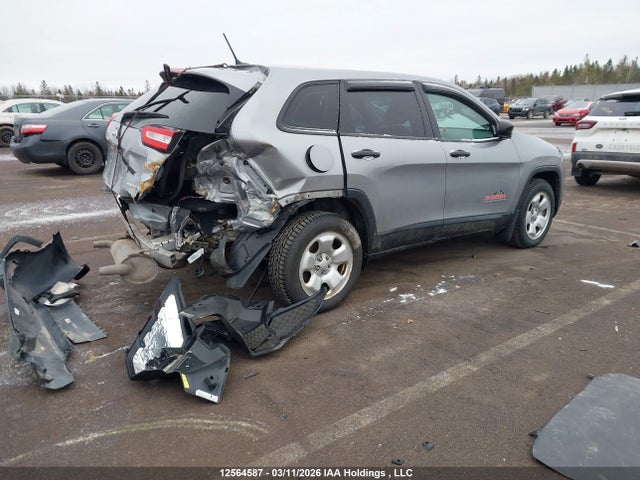 2016 Jeep Cherokee Sport მანქანა იყიდება აუქციონზე, vin: 1C4PJMAS0GW144495, აუქციონის ნომერი: 12564587