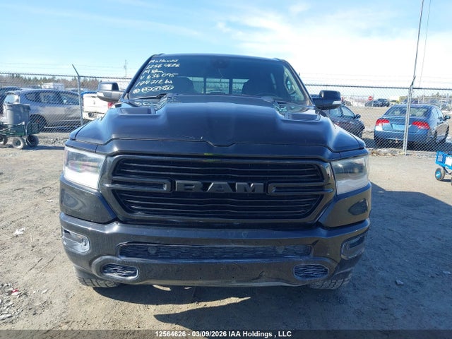 12564626 :رقم المزاد ، 1C6SRFLT9KN636095 vin ، 2019 Ram 1500 Rebel مزاد بيع