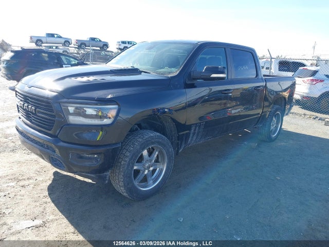 12564626 :رقم المزاد ، 1C6SRFLT9KN636095 vin ، 2019 Ram 1500 Rebel مزاد بيع