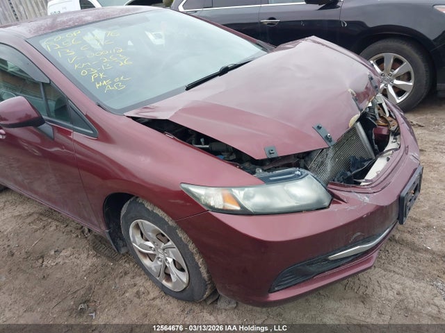 Продажа на аукционе авто 2013 Honda Civic Lx, vin: 2HGFB2F42DH000112, номер лота: 12564676