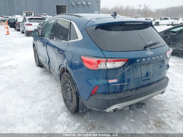 12564732 :رقم المزاد ، 1FMCU9DZ3LUA87531 vin ، 2020 Ford Escape Titanium مزاد بيع
