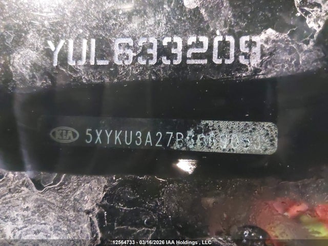 2011 Kia Sorento Ex მანქანა იყიდება აუქციონზე, vin: 5XYKU3A27BG069053, აუქციონის ნომერი: 12564733