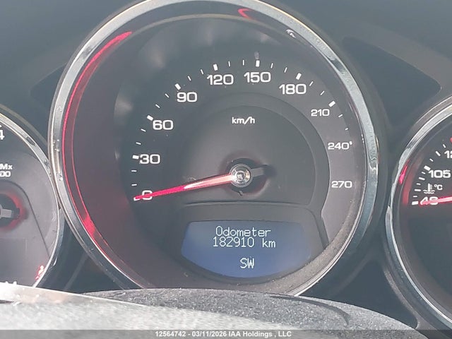 12564742 :رقم المزاد ، 1G6DA5EY1B0126321 vin ، 2011 Cadillac Cts مزاد بيع