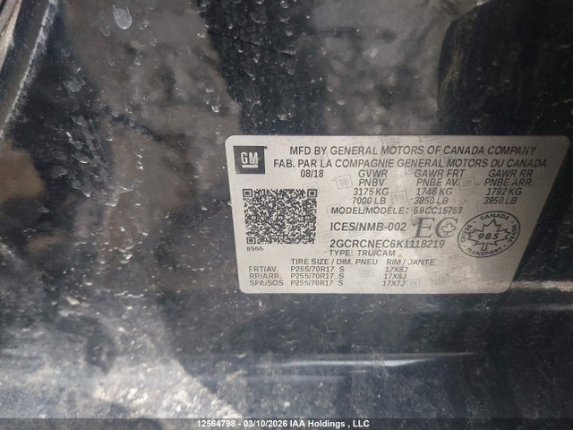 2GCRCNEC6K1118219 Chevrolet Silverado 1500