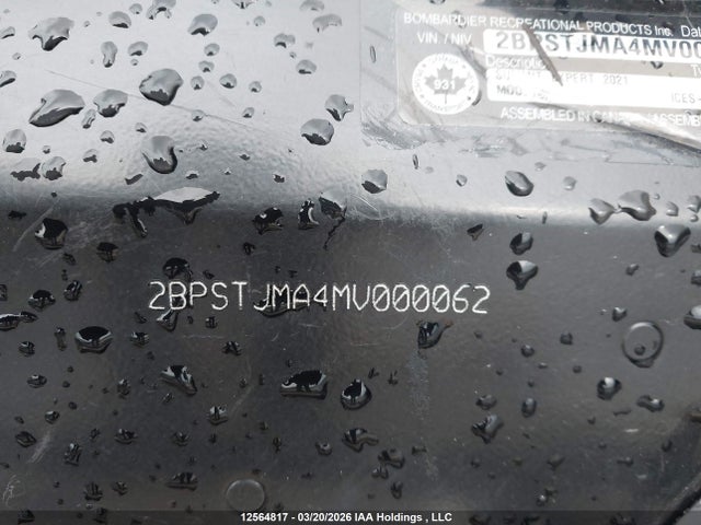 2BPSTJMA4MV000062 Skidoo Skidoo
