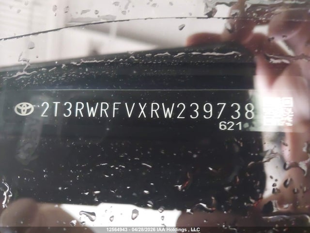 12564943 :رقم المزاد ، 2T3RWRFVXRW239738 vin ، 2024 Toyota Rav4 Hybrid Xle مزاد بيع