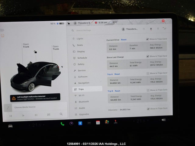Tesla Model 3 Standard Range/standard Range Plus 2021 5YJ3E1EA1MF084889 Image 7
