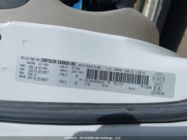 Продаж на аукціоні авто 2015 Ram Tradesman, vin: 2C4JRGAG9FR681031, номер лоту: 12565033