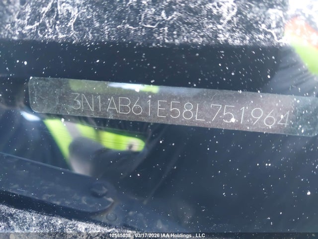 2008 Nissan Sentra 2.0/2.0s/2.0sl მანქანა იყიდება აუქციონზე, vin: 3N1AB61E58L751964, აუქციონის ნომერი: 12565038