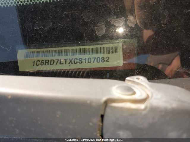 12565040 :رقم المزاد ، 1C6RD7LTXCS107082 vin ، 2012 Dodge Ram 1500 Slt مزاد بيع