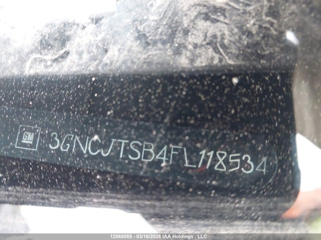 Продаж на аукціоні авто 2015 Chevrolet Trax Ltz, vin: 3GNCJTSB4FL118534, номер лоту: 12565055
