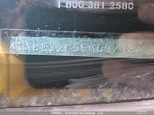 Продажа на аукционе авто 2005 Toyota Camry Le/xle/se, vin: 4T1BE32K55U097184, номер лота: 12565057