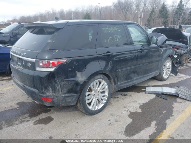 Aukcja sprzedaży 2016 Land Rover Range Rover Sport Diesel Td6 Hse, vin: SALWR2KF3GA119378, numer aukcji: 12565083