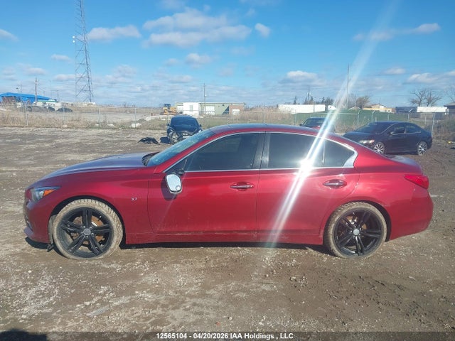 12565104 :رقم المزاد ، JN1BV7AR7EM682216 vin ، 2014 Infiniti Q50 Premium/sport مزاد بيع