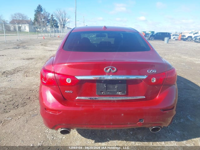 12565104 :رقم المزاد ، JN1BV7AR7EM682216 vin ، 2014 Infiniti Q50 Premium/sport مزاد بيع