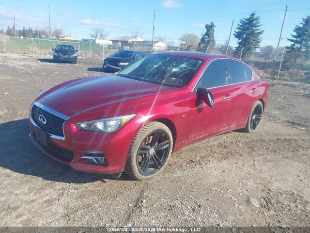 12565104 :رقم المزاد ، JN1BV7AR7EM682216 vin ، 2014 Infiniti Q50 Premium/sport مزاد بيع