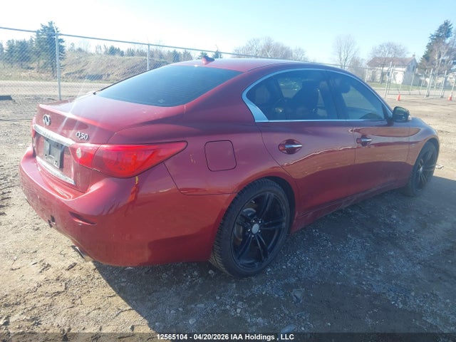 12565104 :رقم المزاد ، JN1BV7AR7EM682216 vin ، 2014 Infiniti Q50 Premium/sport مزاد بيع