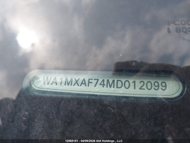 Aukcja sprzedaży 2021 Audi Q7, vin: WA1MXAF74MD012099, numer aukcji: 12565151