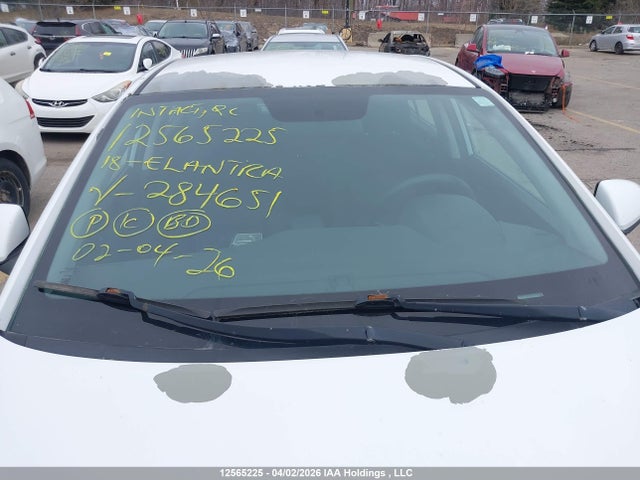 12565225 :رقم المزاد ، 5NPD74LFXJH284651 vin ، 2018 Hyundai Elantra Le مزاد بيع