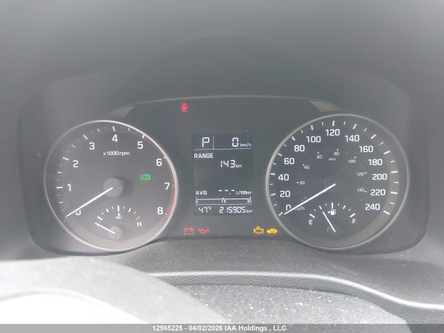 12565225 :رقم المزاد ، 5NPD74LFXJH284651 vin ، 2018 Hyundai Elantra Le مزاد بيع