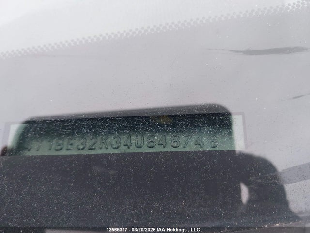 12565317 :رقم المزاد ، 4T1BE32K34U848748 vin ، 2004 Toyota Camry Le/xle/se مزاد بيع