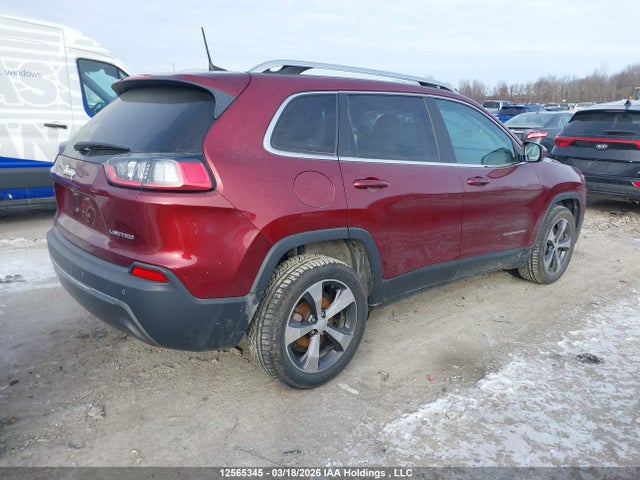 Продажа на аукционе авто 2019 Jeep Cherokee Limited, vin: 1C4PJLDB9KD215705, номер лота: 12565345