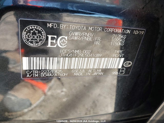 JTHG81F29L5041089 Lexus Is 300 F Sport