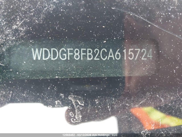 Aukcja sprzedaży 2012 Mercedes-benz C 250 4matic, vin: WDDGF8FB2CA615724, numer aukcji: 12565452