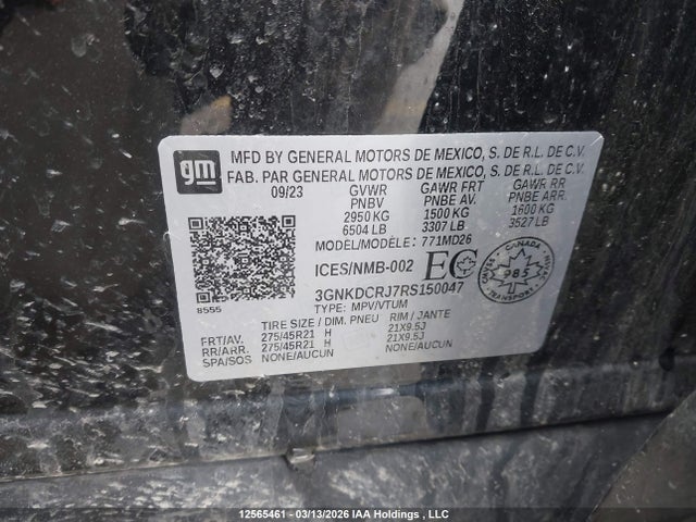 3GNKDCRJ7RS150047 Chevrolet BLAZER RS