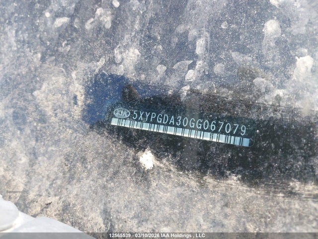 5XYPGDA30GG067079 KIA Sorento 2.4l Lx