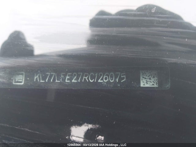 12565564 :رقم المزاد ، KL77LFE27RC126075 vin ، 2024 Chevrolet Trax Ls مزاد بيع