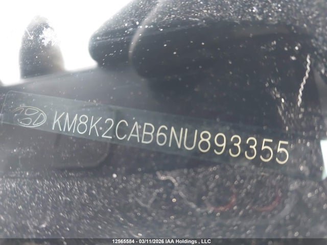 Aukcja sprzedaży 2022 Hyundai Kona Sel/se, vin: KM8K2CAB6NU893355, numer aukcji: 12565584