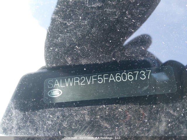 SALWR2VF5FA606737 Land Rover Range Rover Sport V6 Se