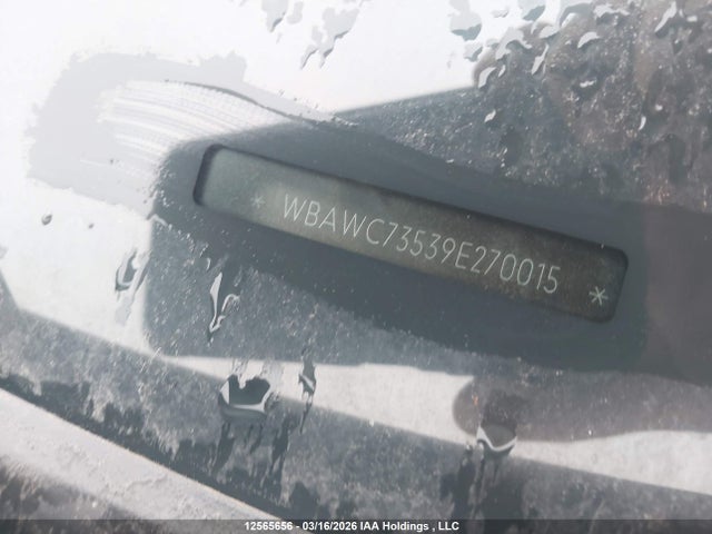 12565656 :رقم المزاد ، WBAWC73539E270015 vin ، 2009 Bmw 335 Xi مزاد بيع