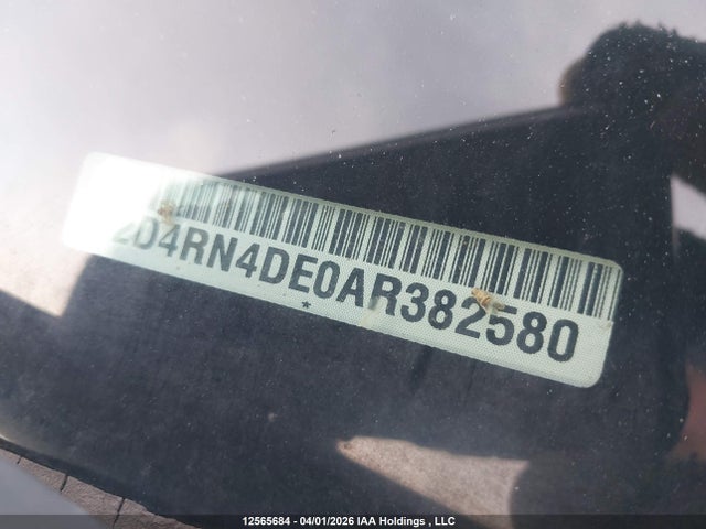 12565684 :رقم المزاد ، 2D4RN4DE0AR382580 vin ، 2010 Dodge Grand Caravan Se مزاد بيع