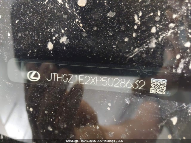 12565695 :رقم المزاد ، JTHGZ1E2XP5028632 vin ، 2023 Lexus Is 350 مزاد بيع