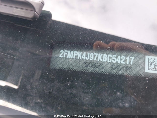 Продажа на аукционе авто 2019 Ford Edge Sel, vin: 2FMPK4J97KBC54217, номер лота: 12565696
