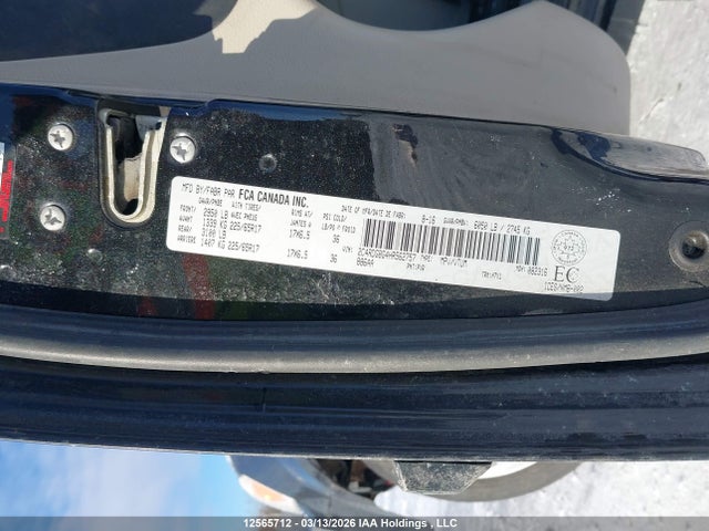 2C4RDGBG4HR562757 Dodge Grand Caravan Cvp/sxt